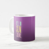 Mug Bonjour Sunshine (Devant gauche)
