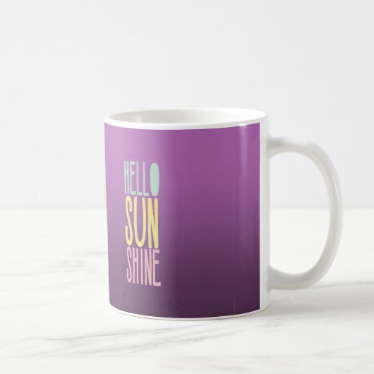 Mug Bonjour Sunshine (Droite)