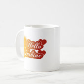 Mug Bonjour Sunshine Elegant (Devant gauche)