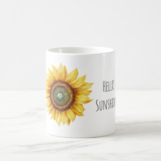 Mug Bonjour Tournesol Soleil (Centre)