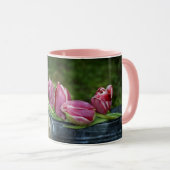 Mug Bonjour Tulipes (Devant droit)