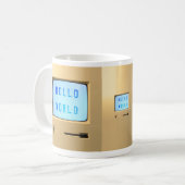 Mug Bonjour World PC personnel (Devant gauche)