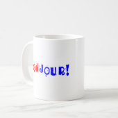 Mug bonjout français (Devant gauche)