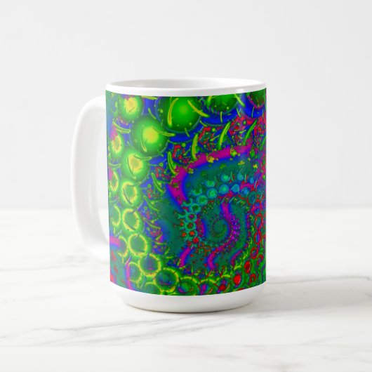 Mug Bonkers 3D fractal (Devant gauche)