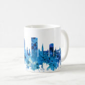Mug Bonn Allemagne Skyline Blue (Devant droit)