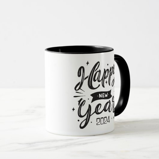 Mug Bonne année 2024 (Devant droit)