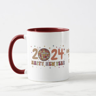 Mug Bonne année 2024 Disco Party New years Party