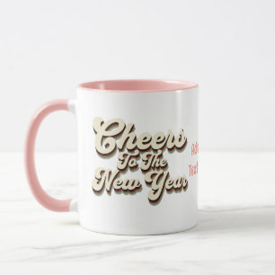Mug Bonne année 2024 Nouvelle année Réveille Vintage R