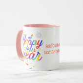 Mug Bonne année 2024 Tie Dye Party 2024 (Devant gauche)