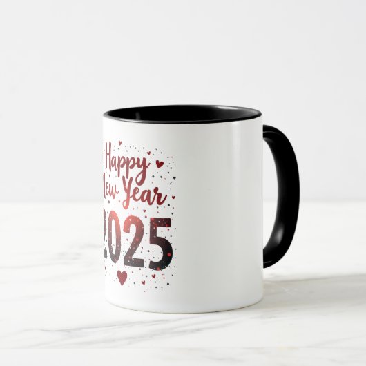 Mug Bonne année 2025 (Devant droit)
