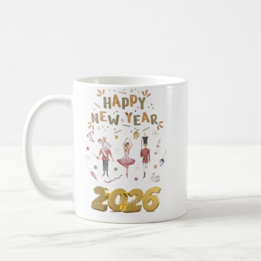 Mug bonne année 2026 (Gauche)