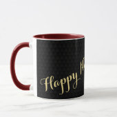 Mug Bonne année 2026 Black Gold Elegant Thé Café (Gauche)
