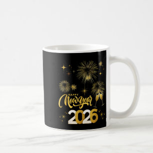 Mug Bonne année 2026 Fête de feux d'artifice Famille a