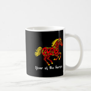 Mug Bonne année chinoise 2026 Année du Cheval Horo