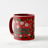Mug Bonne année de Joyeux Noël (Devant gauche)