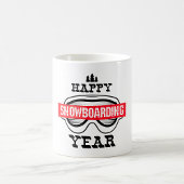 Mug Bonne année de snowboard
