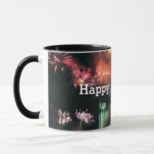 Mug Bonne année ! Design populaire,  (Gauche)