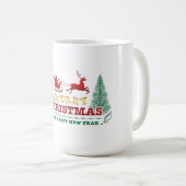Mug Bonne année et Joyeux Noël   (Devant droit)