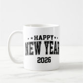 Mug Bonne Année Style Lettre Universitaire (Gauche)