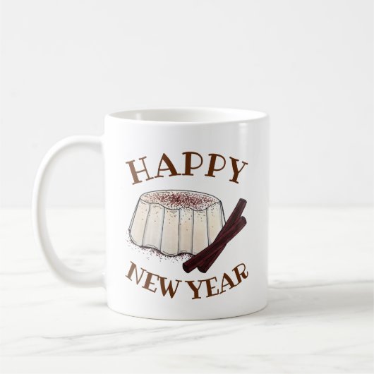 Mug Bonne année Tembleque Puerto Rican Pudding (Gauche)
