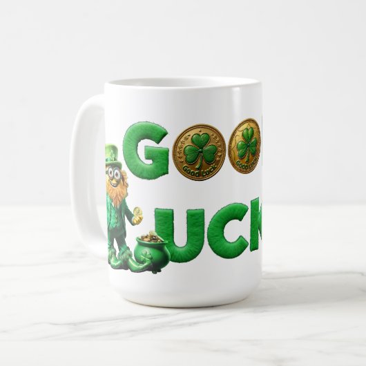 Mug Bonne chance (Devant gauche)