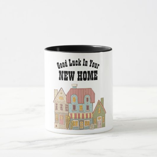 Mug Bonne Chance Dans Votre Nouvelle Maison - Cadeau M (Centre)