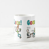 Mug Bonne chance de quitter le travail (Centre)