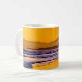 Mug Bonne danseuse de plage au coucher du soleil (Devant gauche)