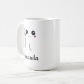Mug Bonne dent dentaire souriante mignonne (Devant gauche)