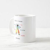 Mug Bonne et géniale danseuse de reggae (Devant gauche)