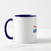Mug Bonne fête de l'indépendance Silhouette (Gauche)