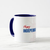 Mug Bonne fête de l'indépendance Silhouette (Devant gauche)