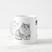 Mug Bonne fête des mères. (Devant gauche)