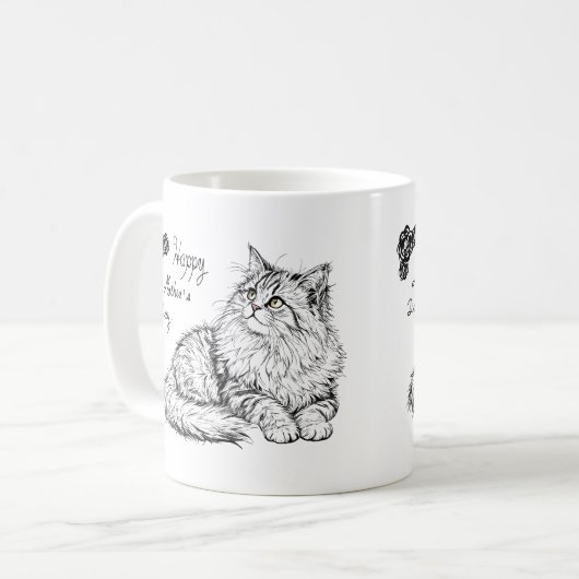 Mug Bonne fête des mères. (Devant gauche)