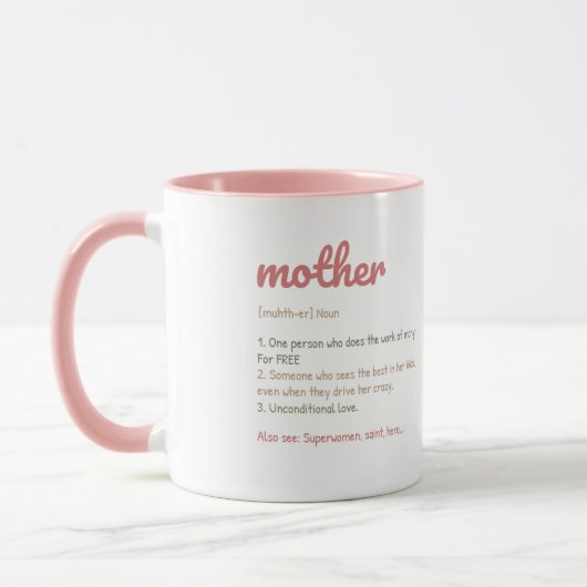 Mug Bonne fête des mères (Gauche)