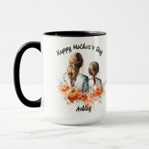 Mug Bonne fête des mères avec fille