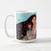 Mug Bonne fête des mères avec les enfants (Gauche)