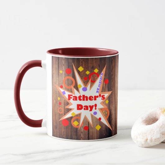Mug Bonne Fête des pères (Avec donut)