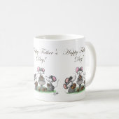 Mug Bonne fête des pères à Mic, Mac et Moe (Devant droit)
