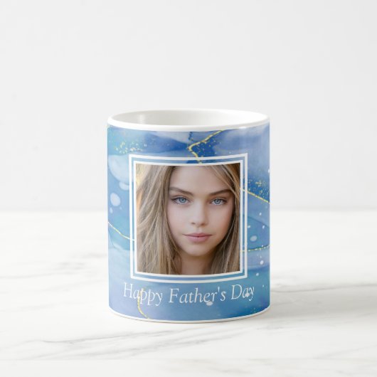 Mug Bonne Fête des pères Blue Agate Geode (Centre)