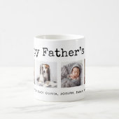 Mug Bonne Fête des pères | Grille photo sur texte de m (Centre)