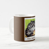 Mug Bonne Fête des pères Mug, Louis Wain,  (Devant gauche)