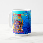 Mug Bonne fête d'Halloween Costume enfants fête (Devant gauche)
