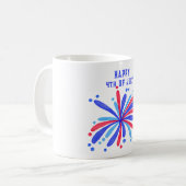 Mug Bonne Fête du 4 juillet (Devant gauche)