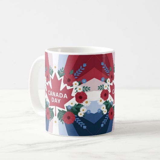 Mug Bonne fête du Canada (Devant gauche)