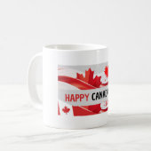 Mug Bonne fête du Canada, 1er juillet Mug. (Devant gauche)