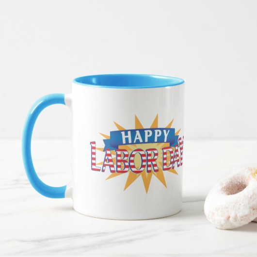 Mug Bonne fête du travail (Avec donut)