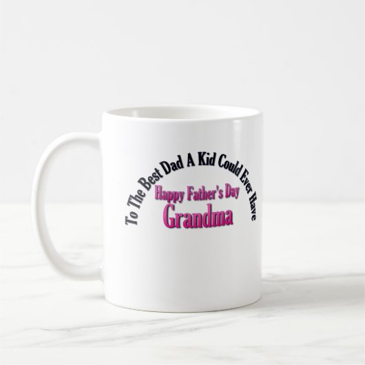 Mug Bonne grand-mère de Fête des pères (Gauche)