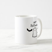 Mug Bonne Halloween Cute Ghost Bats (Devant droit)