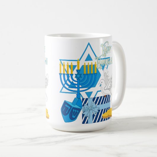 Mug Bonne Hanoukka (Devant droit)